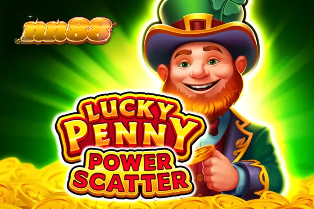 Lucky Penny Power Scatter slot game interface featuring Irish theme